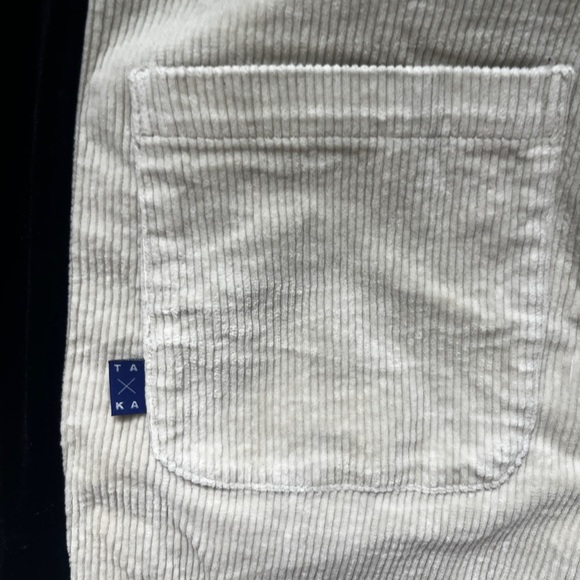 Men's Taka Original White and Black Track Pants - Picture 3 of 6